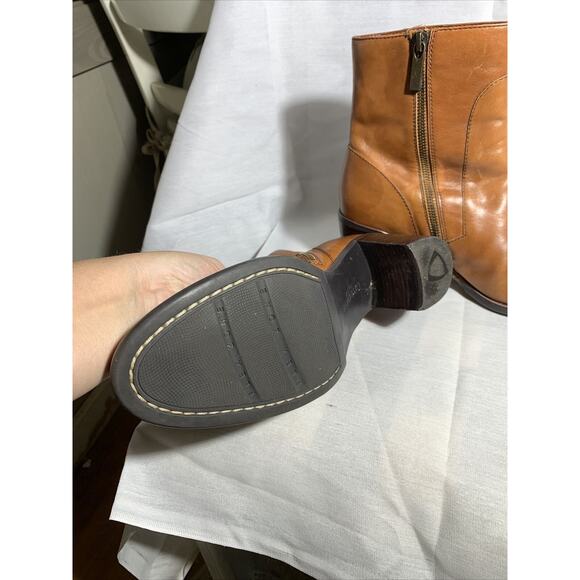 Liz Claiborne Flex Manon Boots Leather Womens Size 7 Ankle Booties - Picture 7 of 10